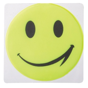 Autocollant réfléchissant Smiley
