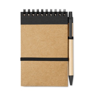Bloc-notes recyclé et stylo Sonora